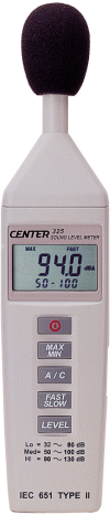 Center 325, Sound Level Meter